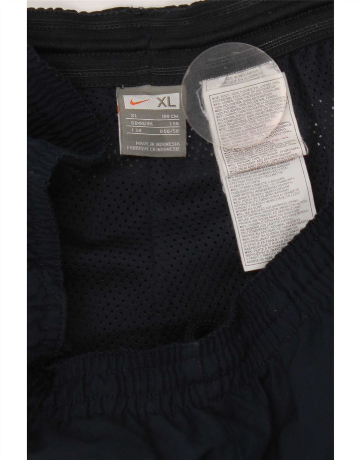 Nike Træningsdragtsbukser til mænd XL Marineblå Colourblock Polyester