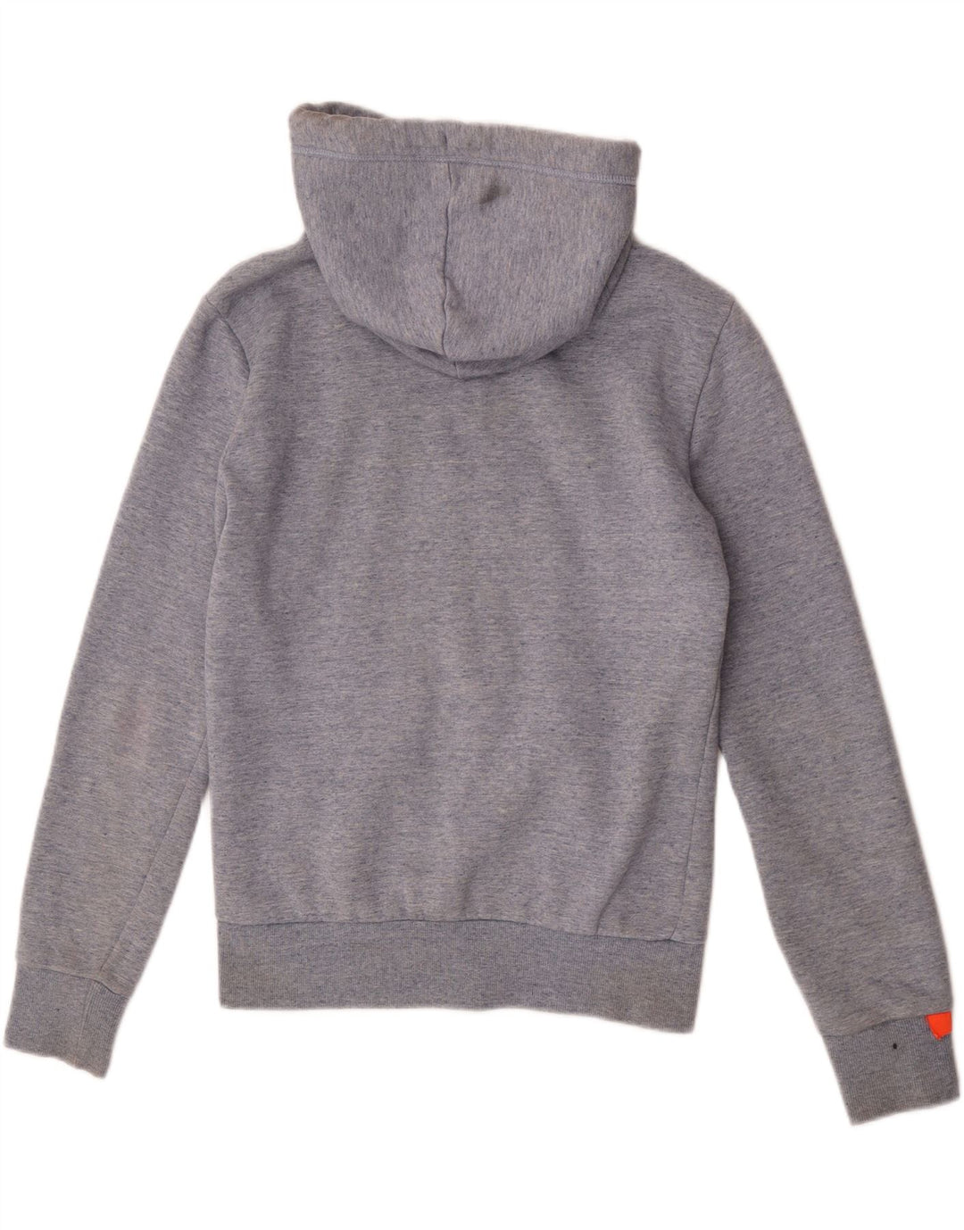 Superdry Hættetrøje med lynlås til mænd, lille grå bomuld