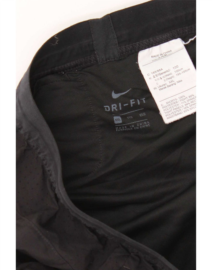 Nike herre Dri Fit sportsshorts 2XL sort polyester