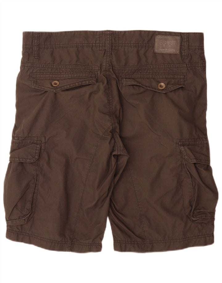 Esprit Herre Cargo Shorts Large W36 Grå Bomuld