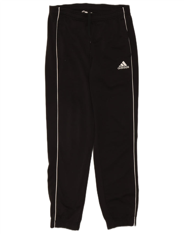 ADIDAS Mens Tracksuit Trousers Joggers Small  Black Polyester
