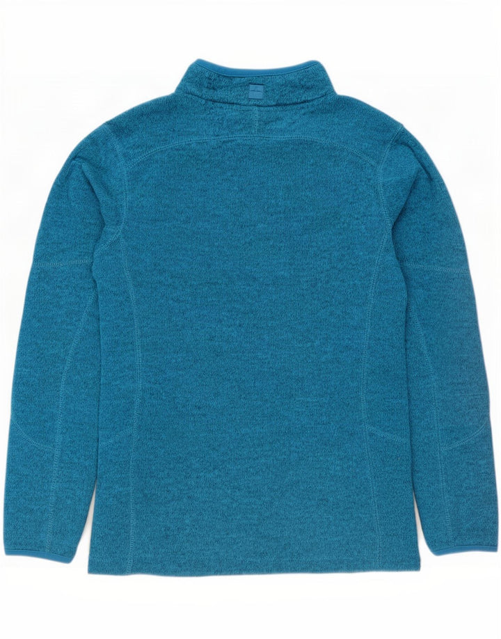 Mountain Warehouse Dame Button Neck Sweatshirt Jumper UK 12 Medium Blue
