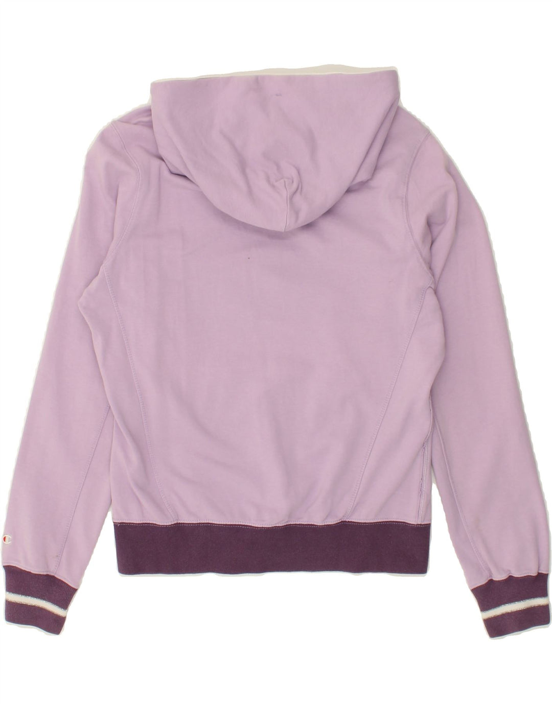 CHAMPION Womens Heritage Classics Hoodie Jumper UK 14 Medium Purple Vintage Champion and Second-Hand Champion from Messina Hembry 
