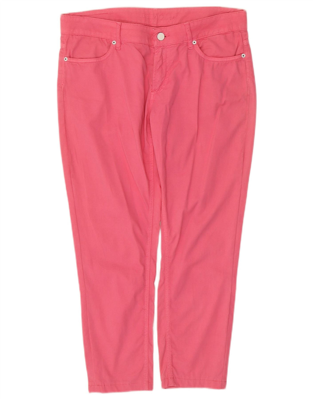 ESCADA Slim Cropped Bukser til kvinder EU 38 Medium W34 L24 Pink Bomuld