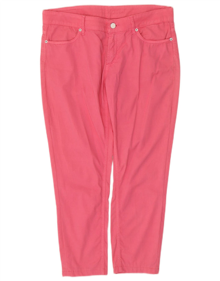 ESCADA Slim Cropped Bukser til kvinder EU 38 Medium W34 L24 Pink Bomuld
