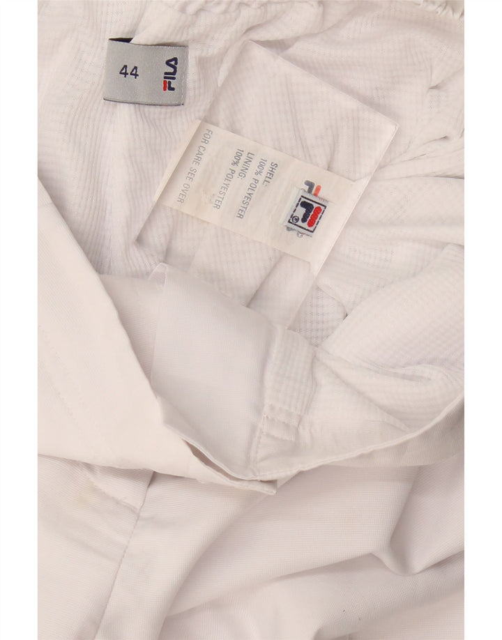 FILA Lige Chinobukser til kvinder IT 44 Medium W30 L31 Hvid Polyester