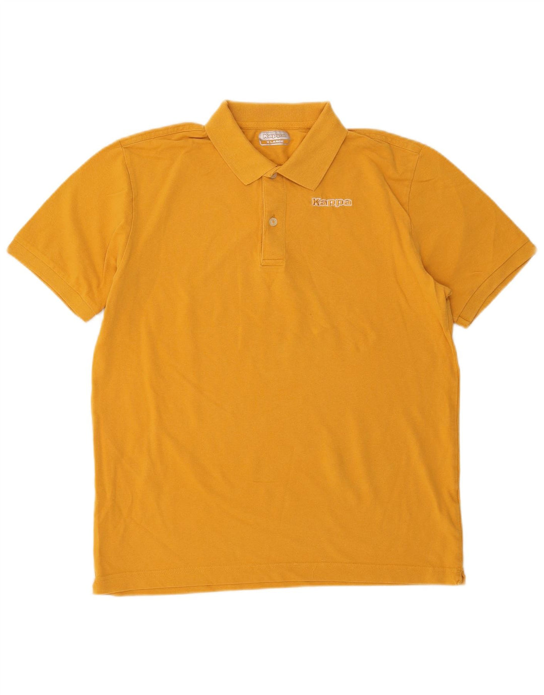 Kappa herre poloshirt XL gul