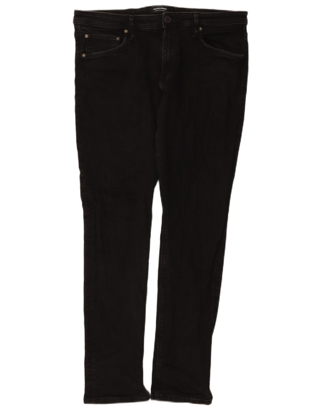 Jack & Jones Herre Slim Jeans W36 L32 Sort Bomuld
