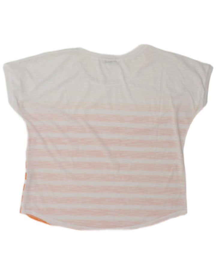 Guess T-shirt top til kvinder DK 14 Mellem hvid stribet