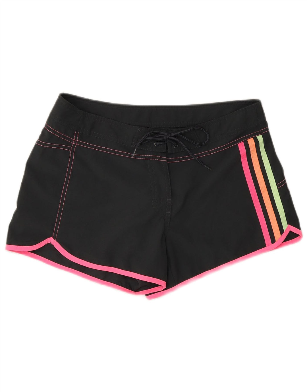 Adidas svømmeshorts til kvinder UK 8 Small Black Polyester