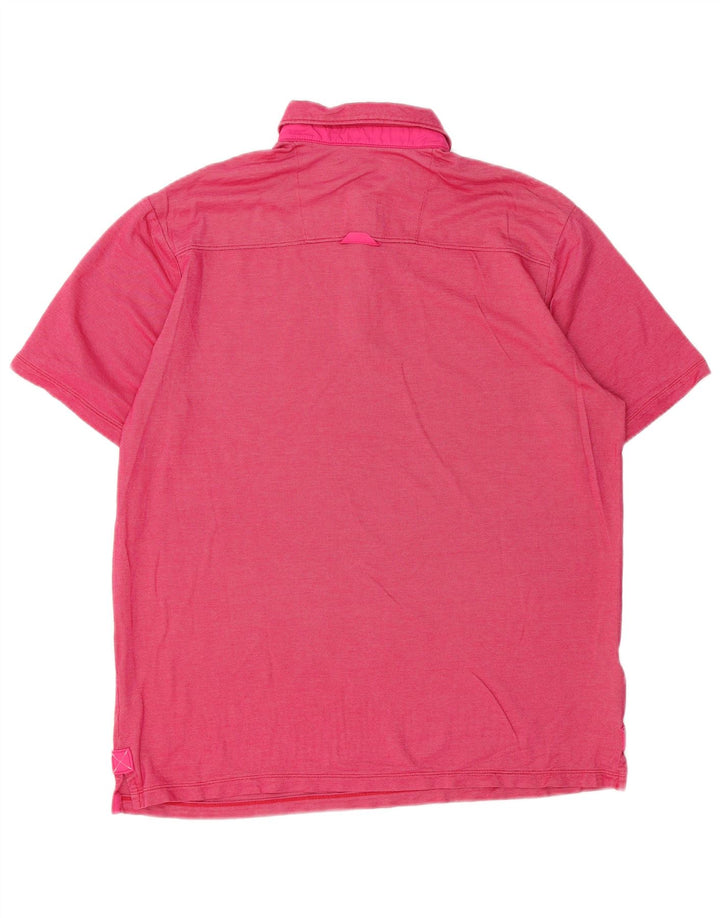 TOMMY BAHAMA Mens Polo Shirt Medium Pink Cotton