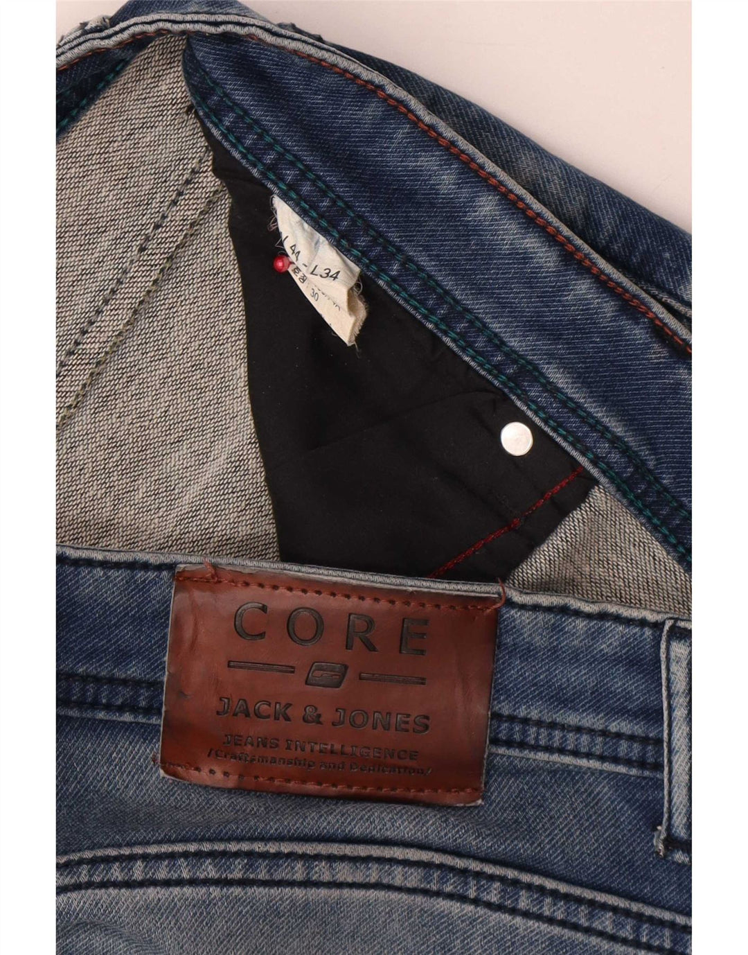 Jack & Jones Slim Jeans til mænd W44 L31 Blå
