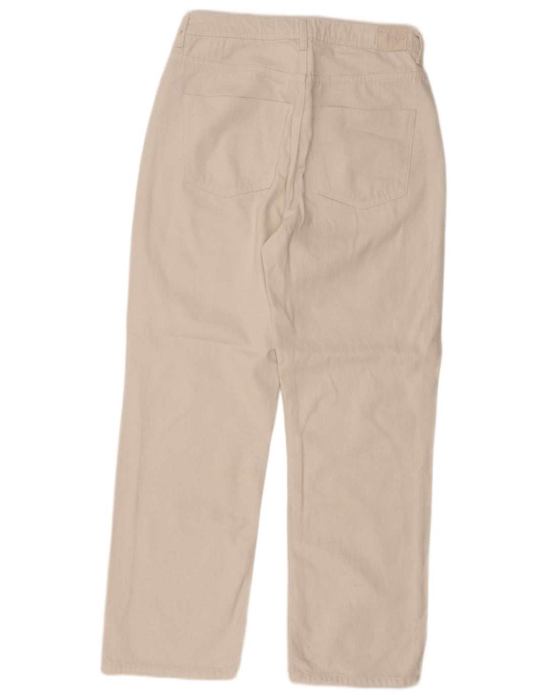 Zara Dame Straight Jeans EU 38 Small W28 L29 Hvid