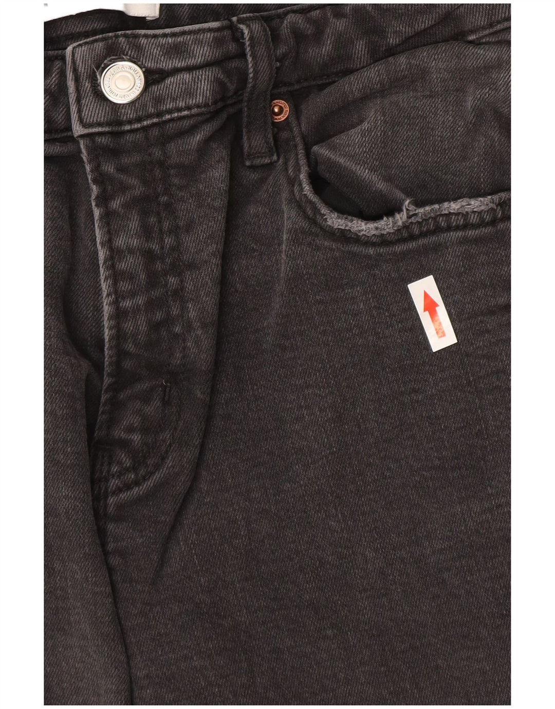 Zara Dame Straight Jeans EU 40 Medium W30 L26 Grå Bomuld