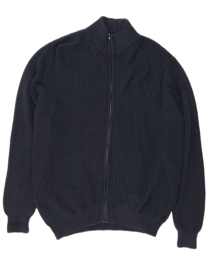 L.L.Bean Herre cardigan sweater XL marineblå bomuld