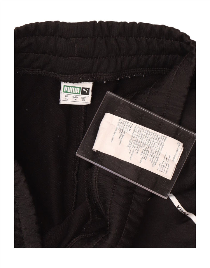 PUMA Mens Tracksuit Trousers Joggers XS  Black Colourblock Polyester Vintage Puma and Second-Hand Puma from Messina Hembry 