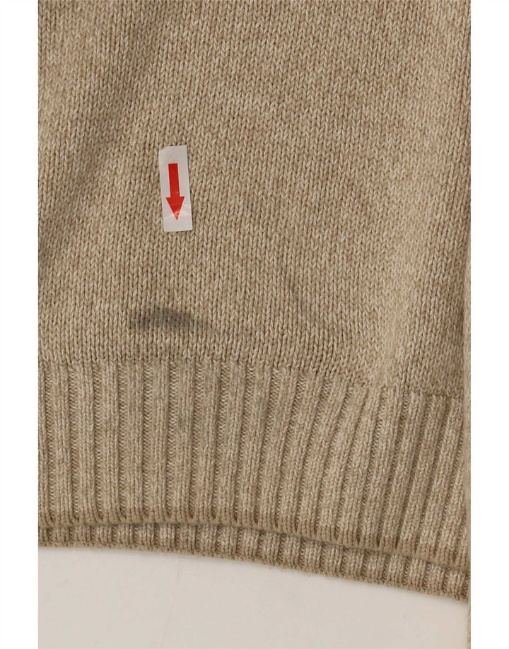 Gant Herre V-hals sweater XL Beige Bomuld