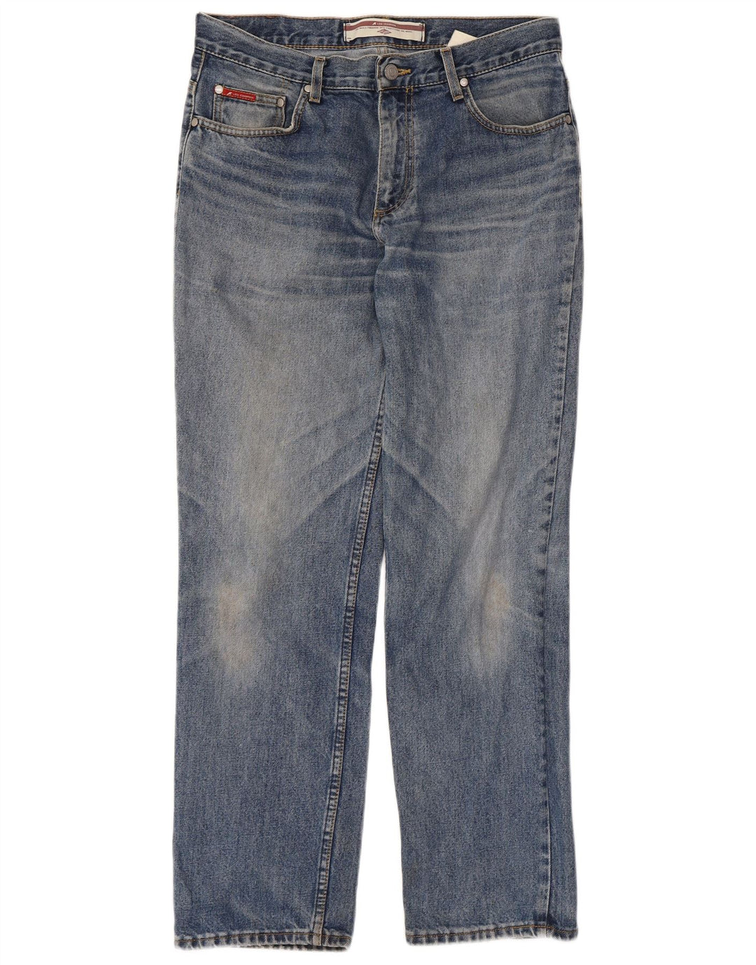 Lee Straight Jeans til mænd W32 L30 blå bomuld