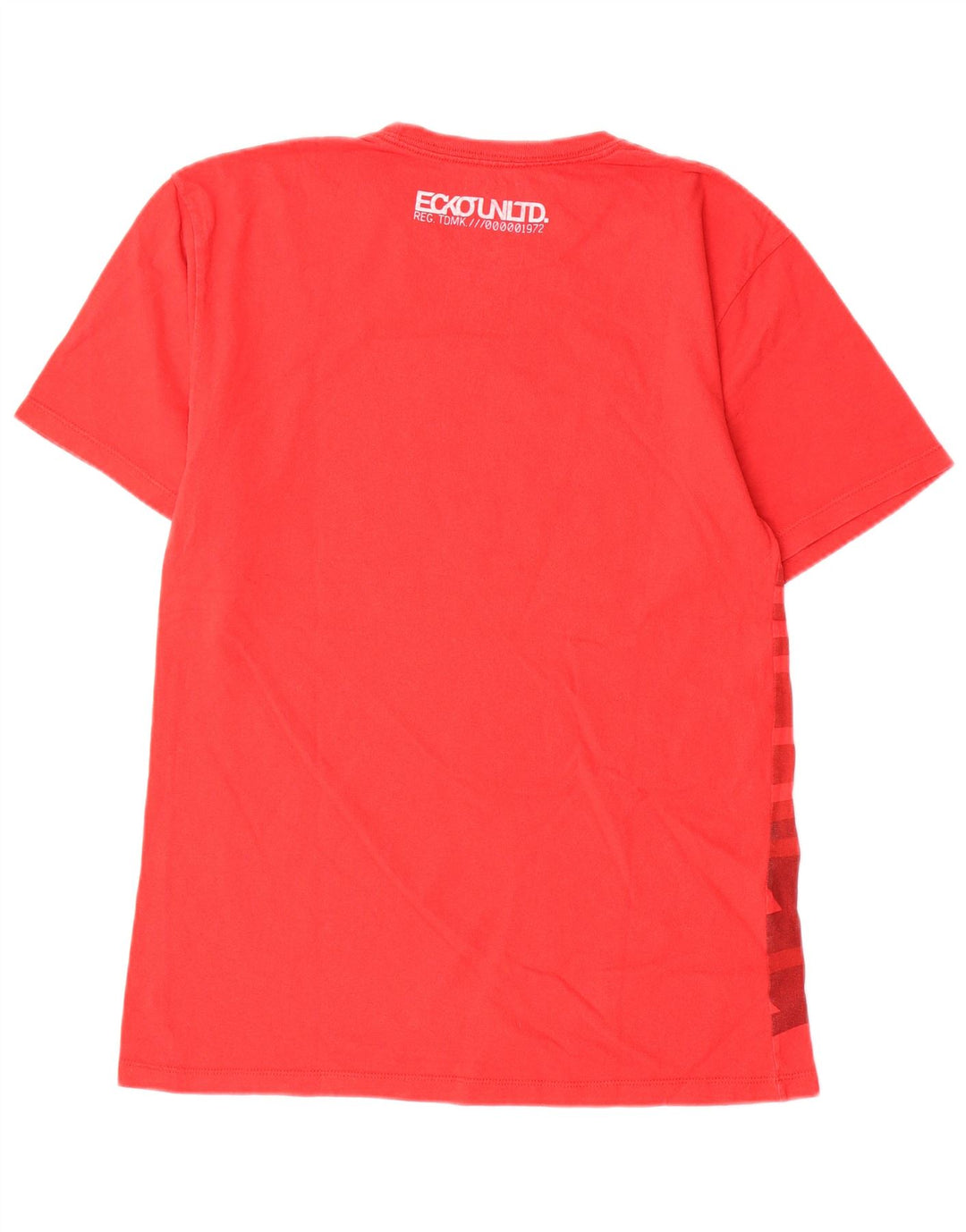 Ecko Unltd Herre grafisk T-shirt Top Lille rød geometrisk bomuld