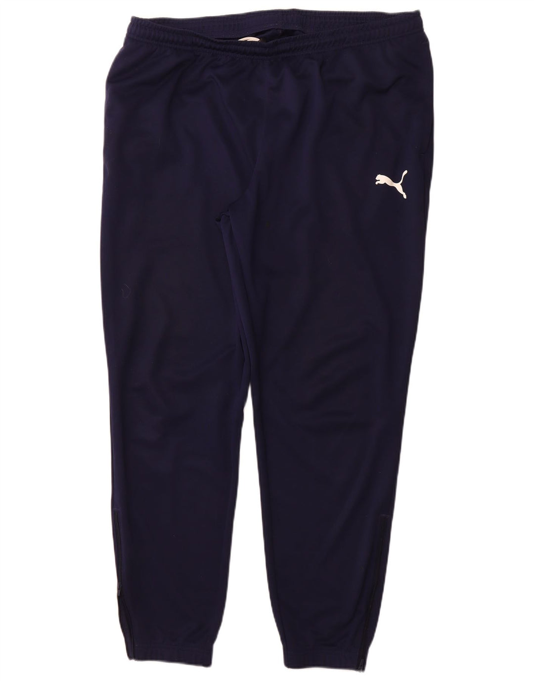 PUMA Mens Tracksuit Trousers Joggers 2XL Navy Blue Polyester