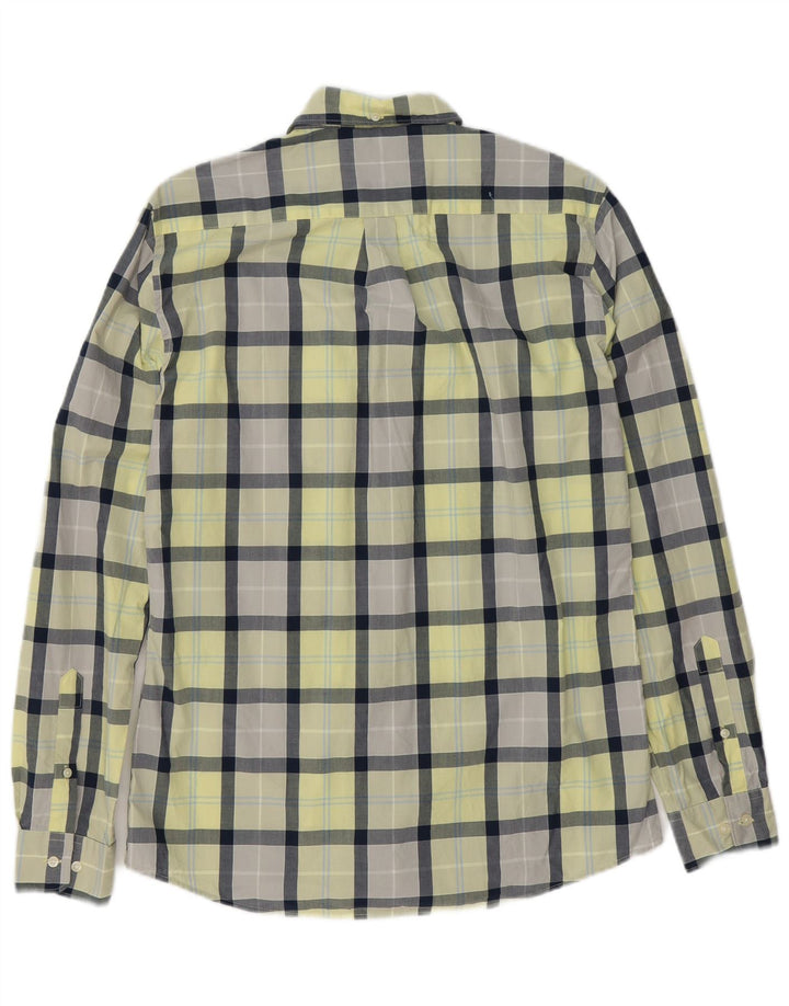 Barbour Herre Relaxed Fit skjorte Medium gul ternet bomuld