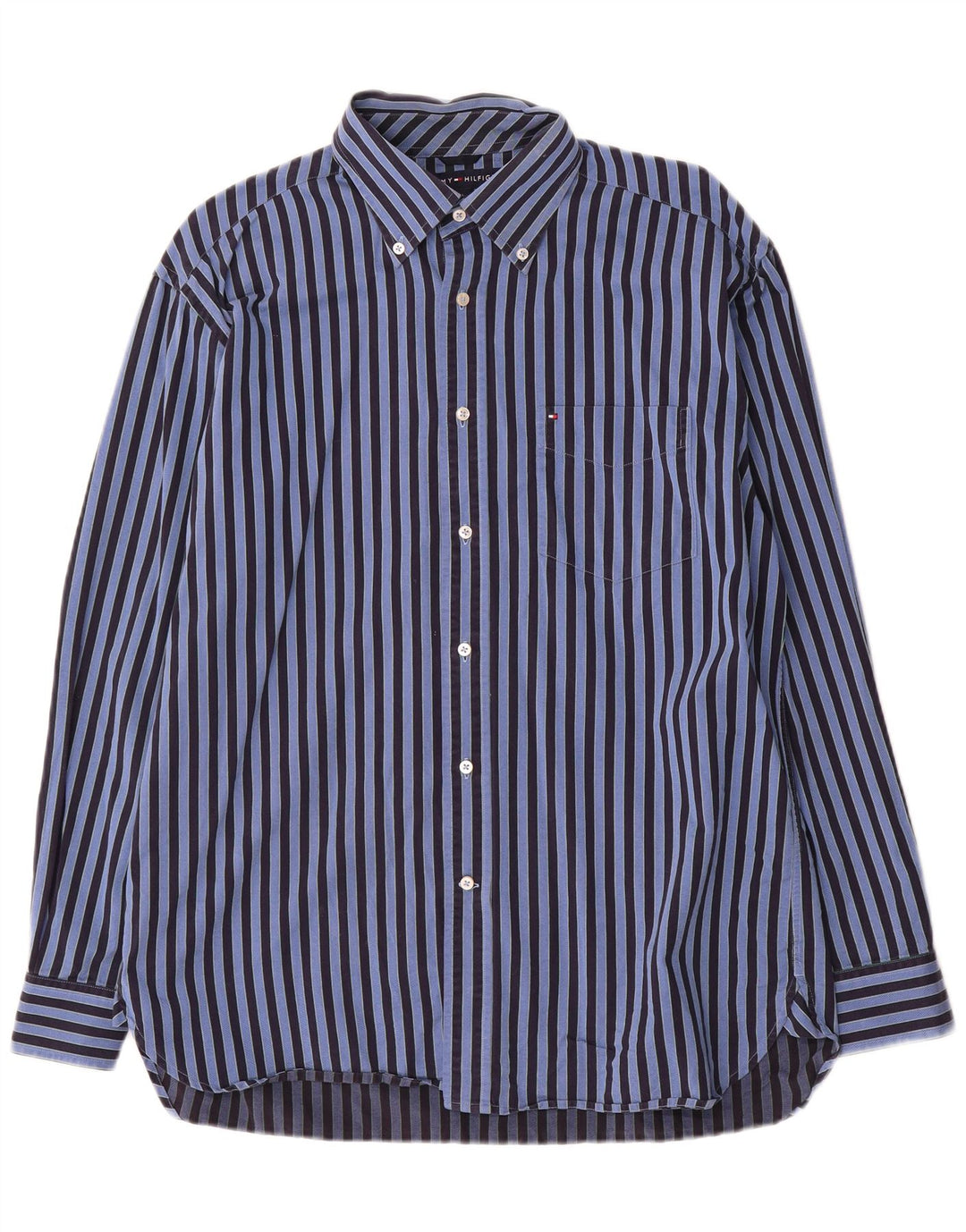 Tommy Hilfiger Herreskjorte Medium Blå Stribet