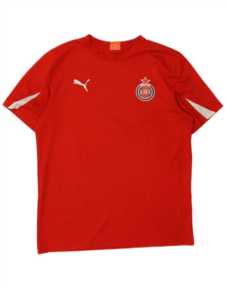 Puma Herre grafisk T-shirt Top Stor rød farveblok