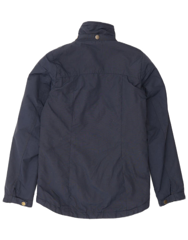 Fat Face Dame Windbreaker Jacket UK 6 XS Navy Blue Nylon