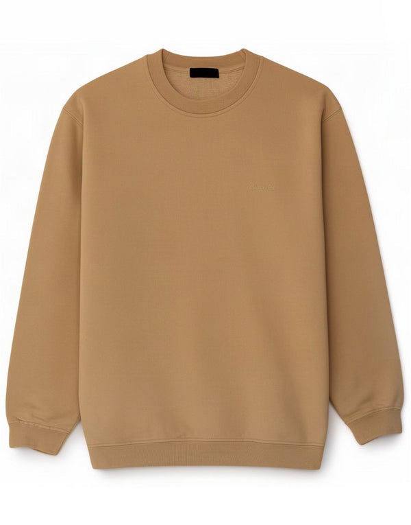 Wrangler Sweatshirt-trøje til mænd Large Beige Cotton