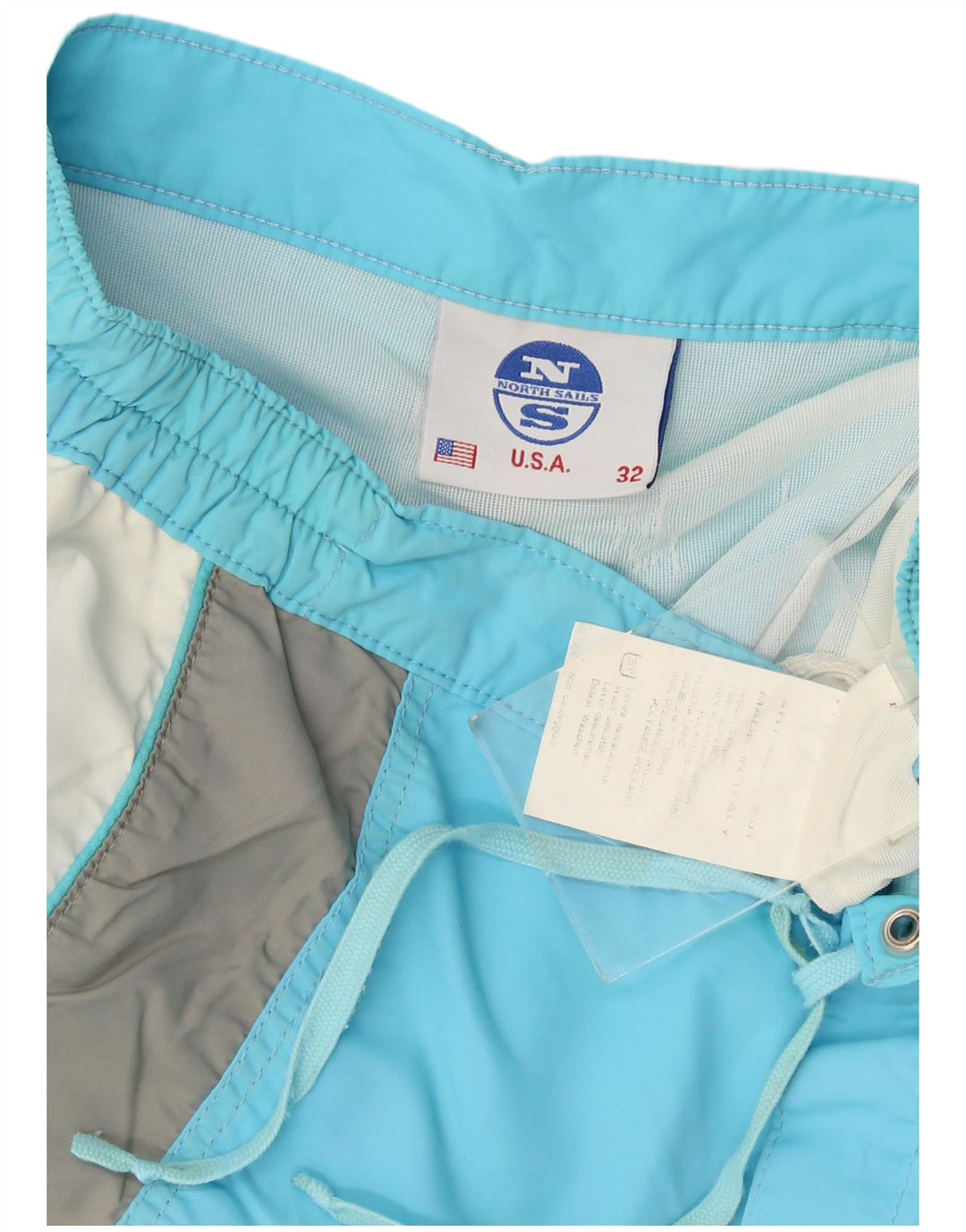 North Sails Herre badeshorts Medium Blue Colourblock Polyamid