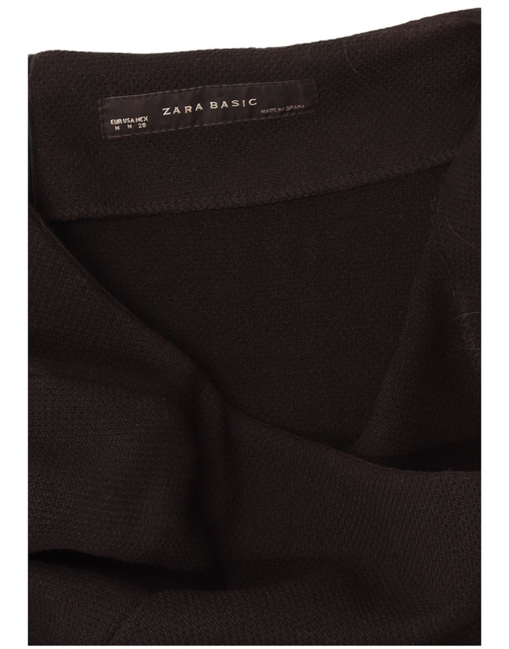 Zara Dame 3/4 ærme Skift Kjole UK 12 Medium Sort