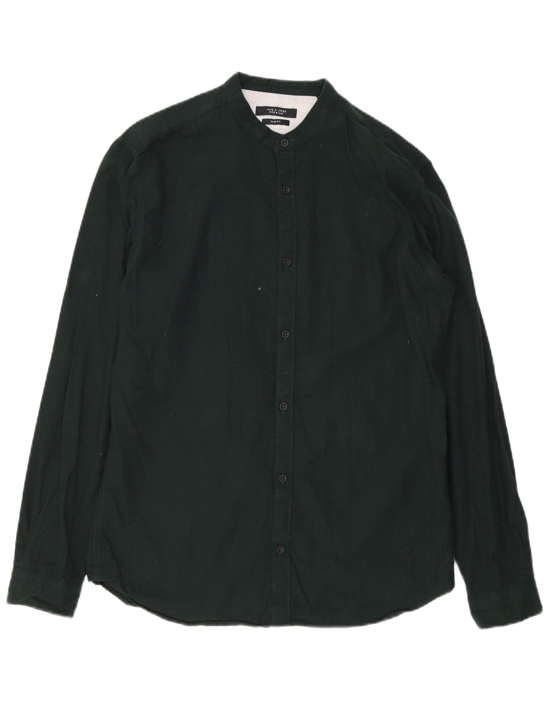 Jack & Jones Herre Slim Fit Skjorte Størrelse 40 Medium Sort Bomuld