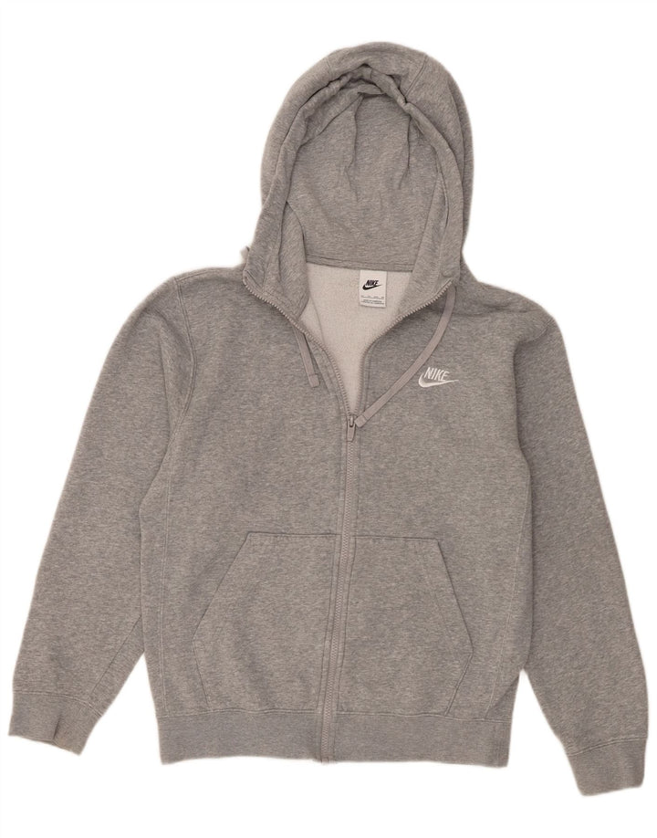 Nike Hættetrøje med lynlås til mænd XS Grå bomuld