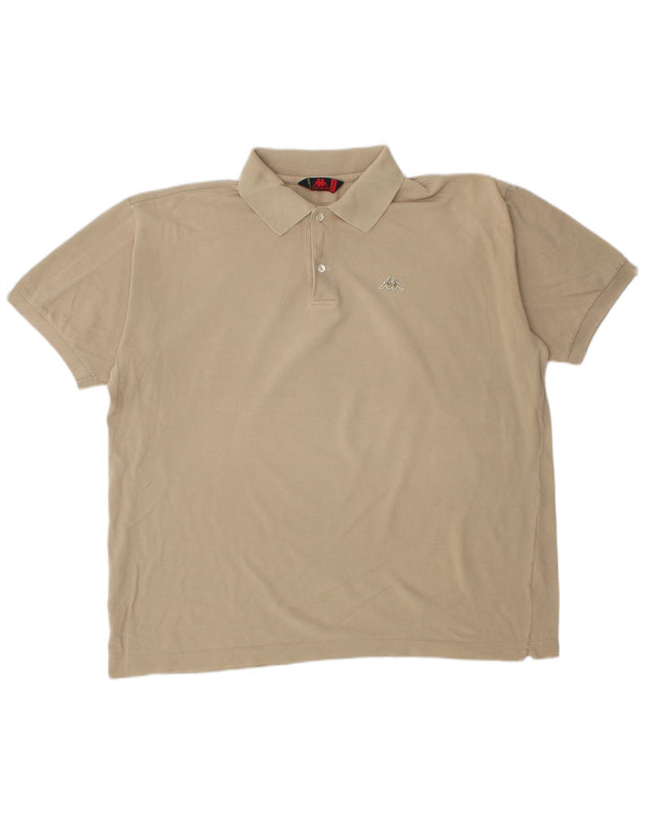 KAPPA Poloskjorte til mænd 2XL Beige