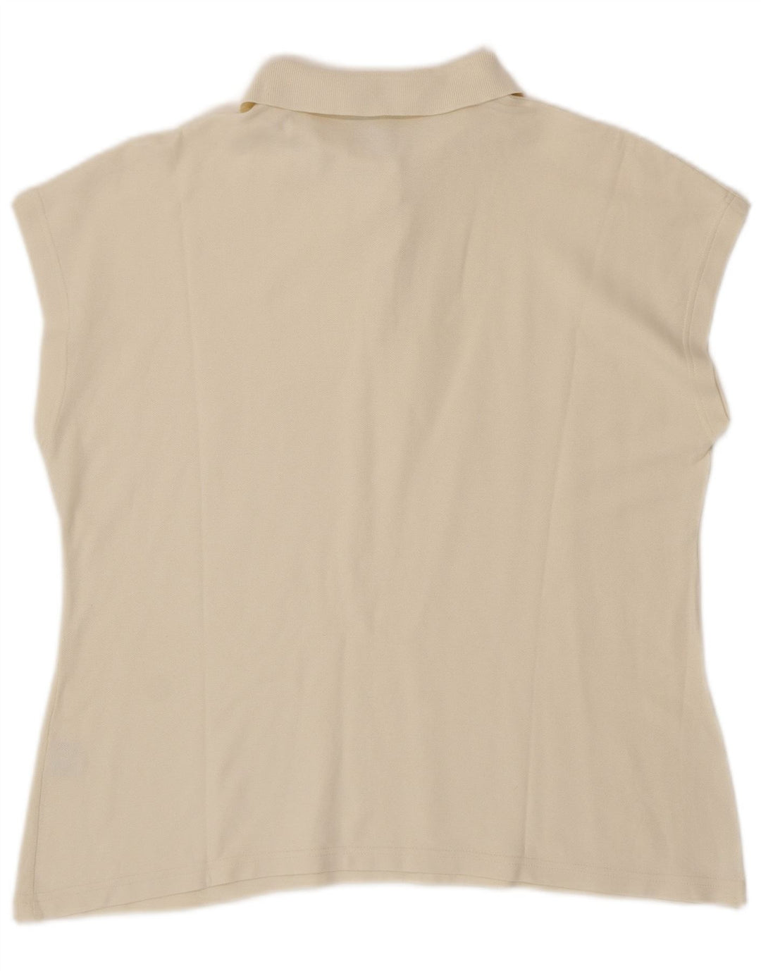 FILA ærmeløs poloshirt til kvinder IT 54 2XL Off White Bomuld