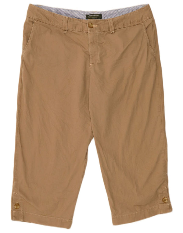 EDDIE BAUER Bermuda Shorts til mænd US 12 Large W34 Beige Bomuld