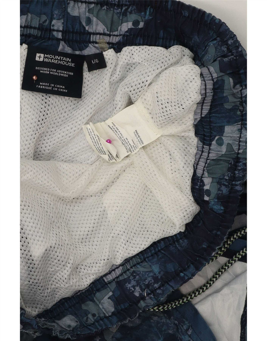 Mountain Warehouse Herre badeshorts Store Blå Camouflage Polyester