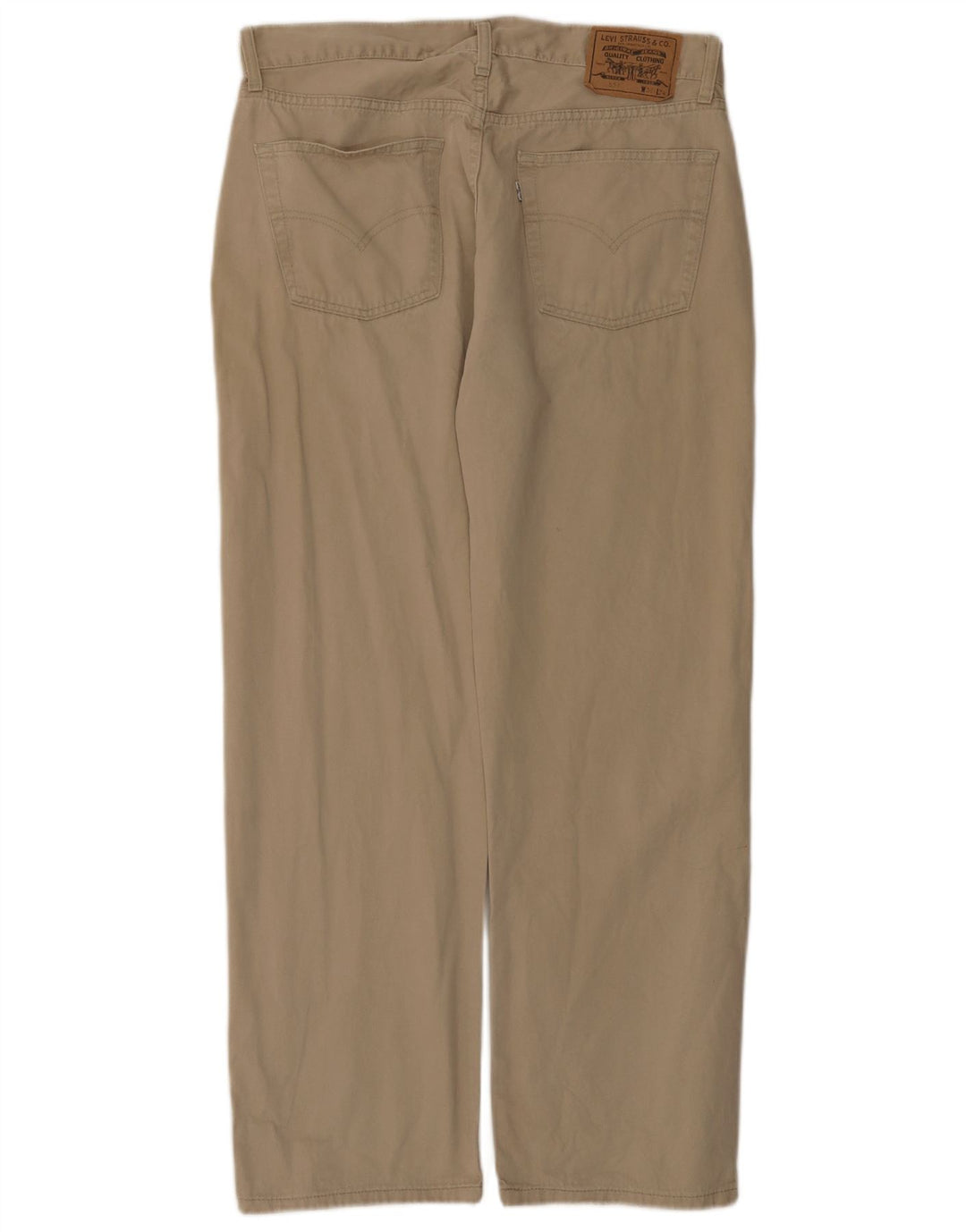 Levi's Herre 551 Straight Jeans W36 L30 Beige Bomuld