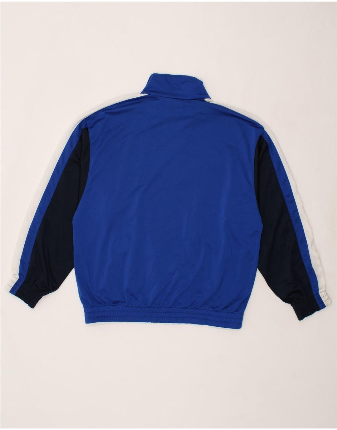 LOTTO Mens Graphic Tracksuit Top Jacket Small Blue Colourblock Polyester Vintage Lotto and Second-Hand Lotto from Messina Hembry 
