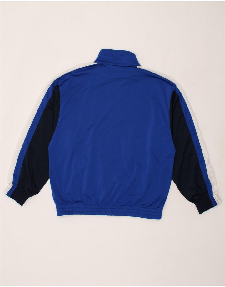 LOTTO Mens Graphic Tracksuit Top Jacket Small Blue Colourblock Polyester Vintage Lotto and Second-Hand Lotto from Messina Hembry 