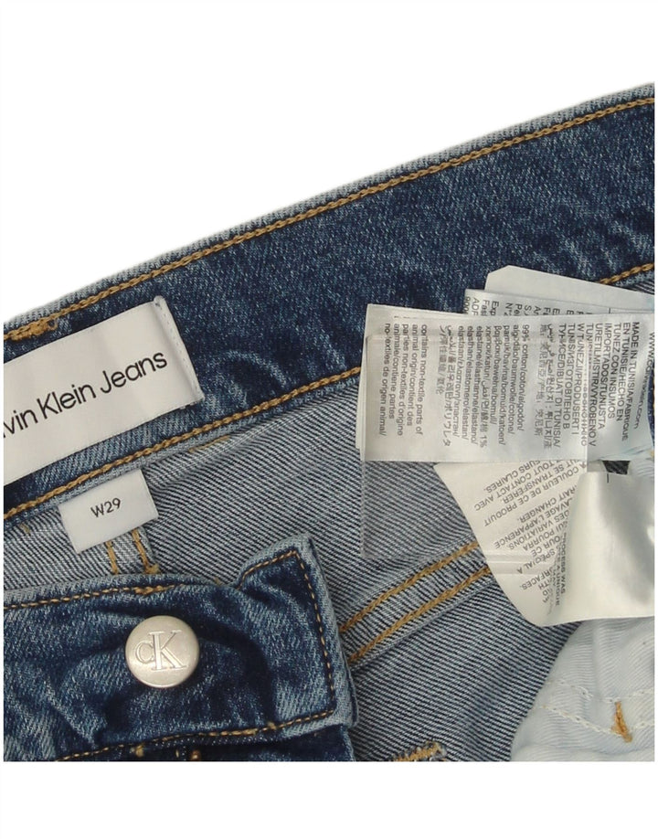 CALVIN KLEIN Herre denimshorts W29 Små blå bomuld