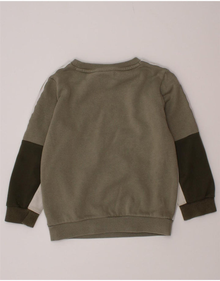 Adidas Boys Sweatshirt Jumper 2-3 år Grå Colourblock
