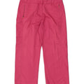 ADIDAS Womens Stretch Straight Capri Trousers US 10 Large W32 L24 Pink | Vintage Adidas | Thrift | Second-Hand Adidas | Used Clothing | Messina Hembry 