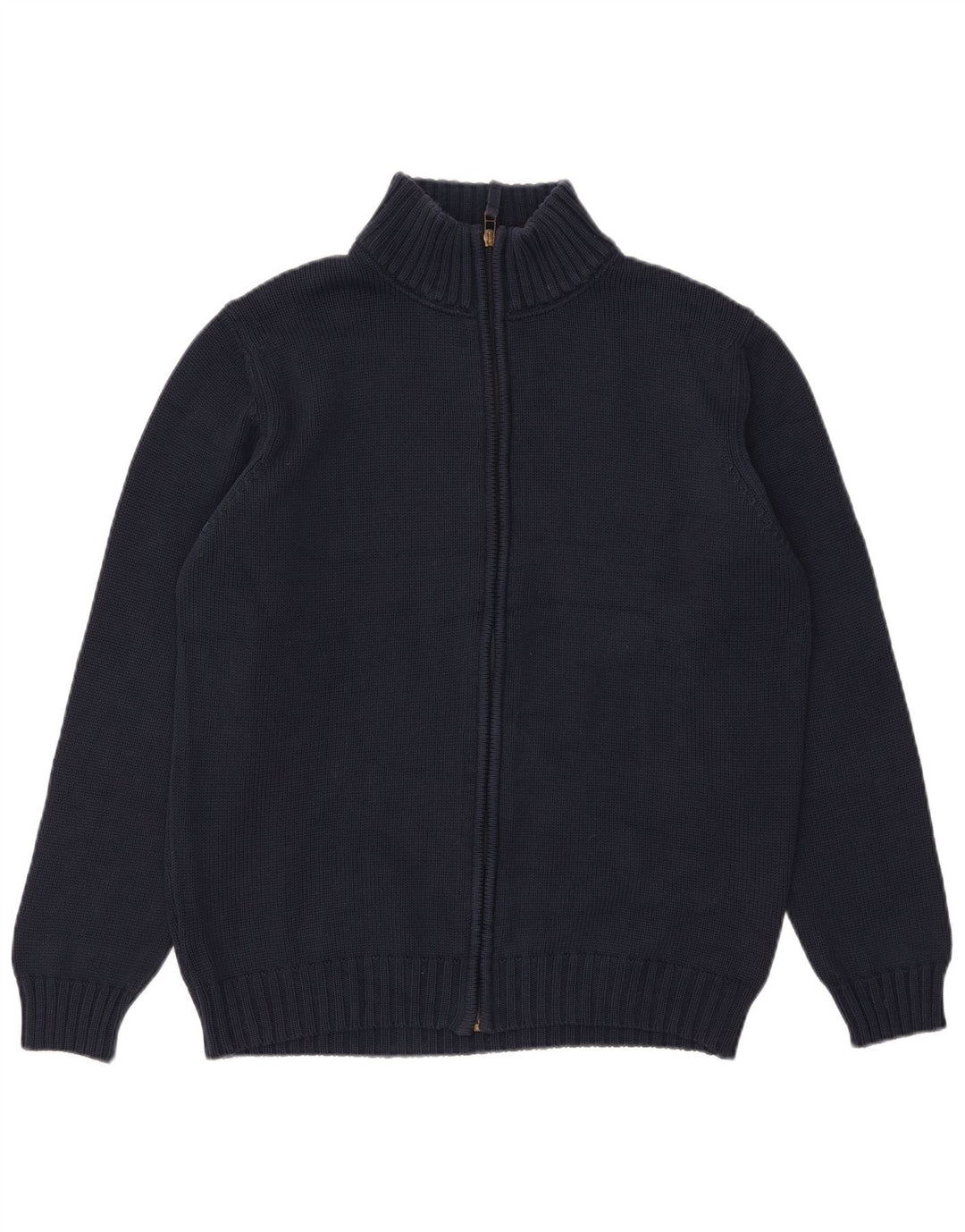 Zara Herre Cardigan Sweater Large Navy Blue