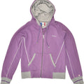 CHAMPION Womens Heritage Classics Zip Hoodie Sweater UK 14 Medium Purple | Vintage Champion | Thrift | Second-Hand Champion | Used Clothing | Messina Hembry 