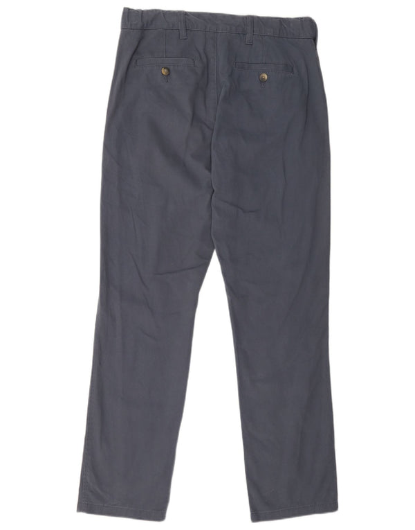 James Pringle Lige Chino-bukser til mænd W34 L31 Navy Blue Cotton