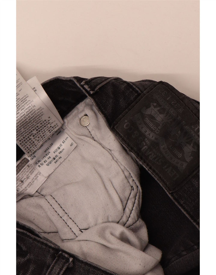 LEVI'S Herre 511 Slim Jeans W32 L32 Grå Bomuld