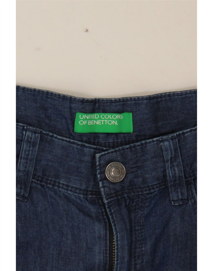 BENETTON Mens Denim Shorts W30 Medium Blue Vintage Benetton and Second-Hand Benetton from Messina Hembry 