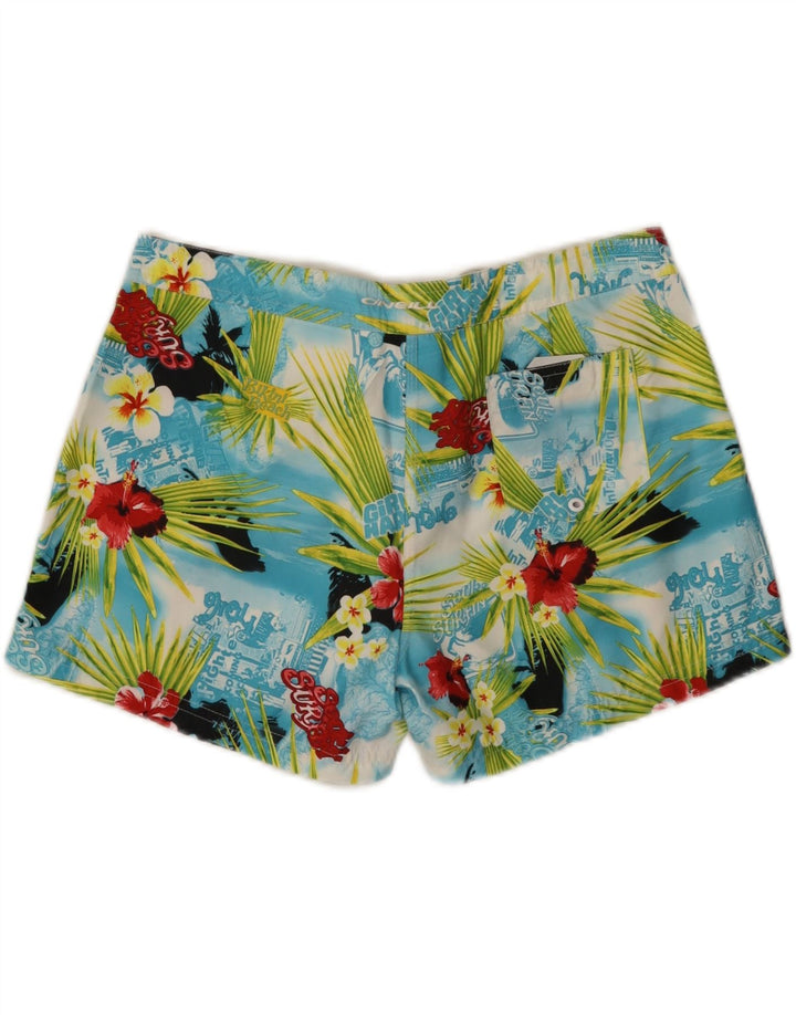 O'Neill Kvinders Grafiske Badeshorts UK 14 Medium Multicolored Floral