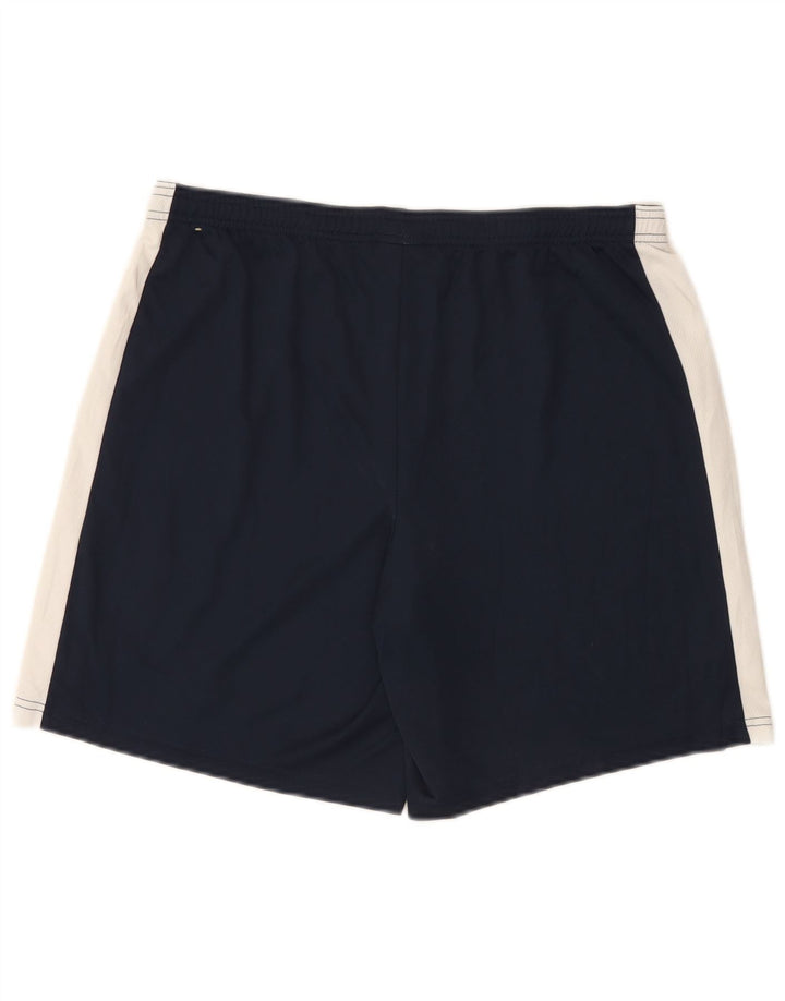 Nike Herre Dri Fit Slim Sportsshorts Store Marineblå Colourblock Polyester